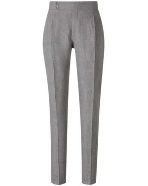 SCABAL® Pantalones Con Pinzas - Gris