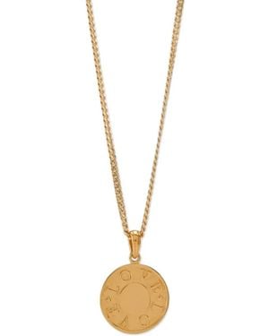 Gwen Beloti Coin Pendant Necklace - Metallic
