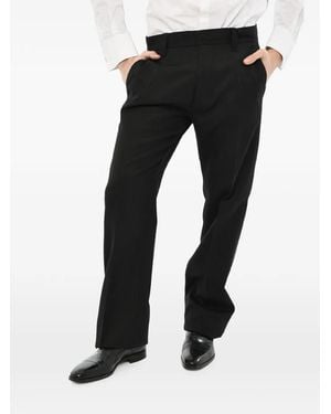 DSquared² Belt-Loops Concealed-Closure Trousers - Black