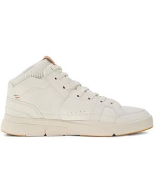On Shoes Roger Clubhouse Mid-Top Lace-Up Trainers - White