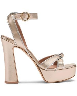 Malone Souliers Rudi Round-Toe Sandals - Natural