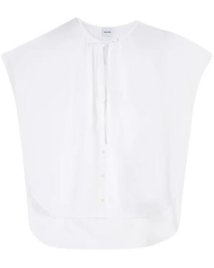 Aspesi Tie-Neck Buttoned Shirt - White