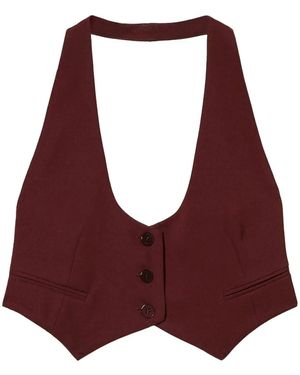 Twinset ホルターネック ベスト - パープル