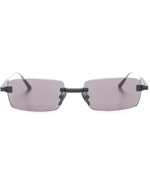 Chimi Parallel Rectangle-Frame Sunglasses - Black