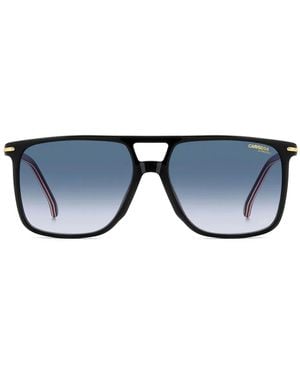 Carrera Sonnenbrille Mit Eckigem Gestell - Blau