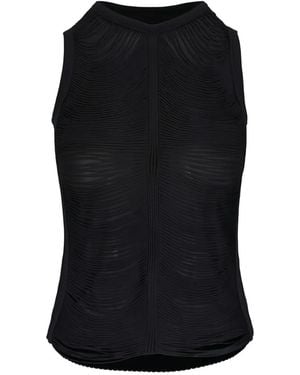 Akris Fringed-Embellishment Top - Black