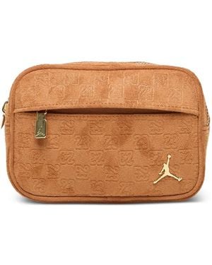 Nike Jam Suede Monogram Shoulder Bag - Brown