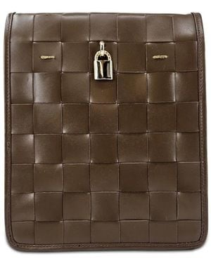 Madison Maison ウーブン ショルダーバッグ - ブラウン