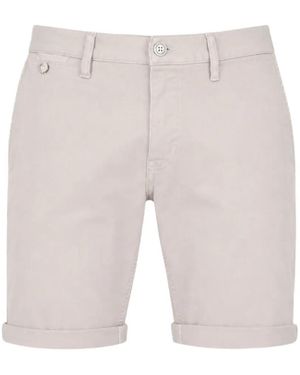 Replay Rolled-Hem Shorts - White