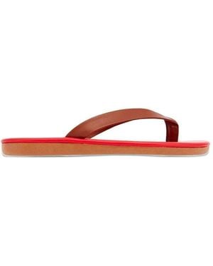 Ancient Greek Sandals Saionara Leather Sandals - Red
