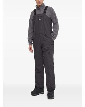 Rip Curl Taipan Logo-Patch Snow Bib - Blue