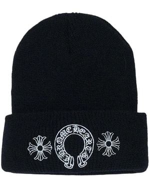 Chrome Hearts Embroidered Beanie Hat - Black