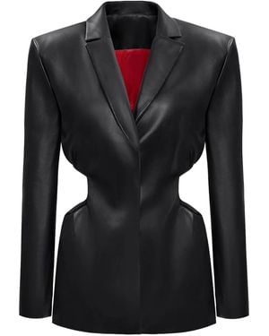 Lika Chaqueta Con Aberturas - Negro