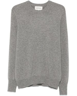Bompard Crew-Neck Cashmere Knit - Gray
