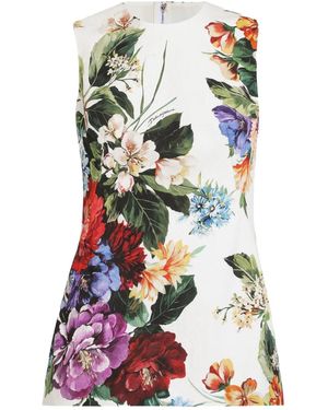 Dolce & Gabbana フローラル ブラウス - ホワイト
