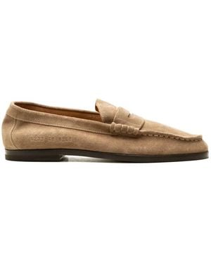 Common Projects Suede Penny Loafers - Brown