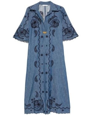 Designer Embroidered Denim Dresses for Women - Up to 33% off | Lyst