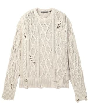 CAMPERLAB Jersey Con Efecto Envejecido - Blanco