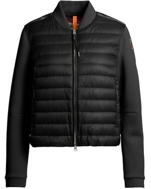 Parajumpers Quilted Panelled Jacket - Black