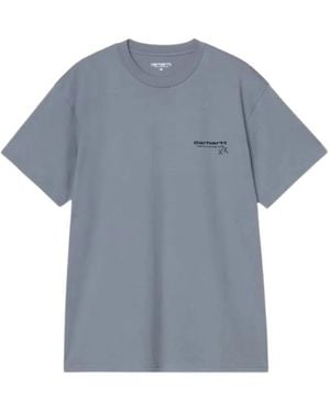 Carhartt Garble Crew-Neck T-Shirt - Blue