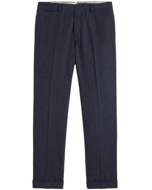 RRL Pantalon À Fines Rayures - Blue