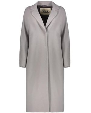 Herno Cappotto Con Bottoni - Grigio