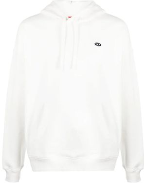 DIESEL S-rob-hood-doval-pj パーカー - ホワイト