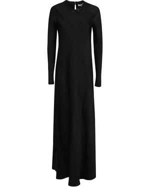 Antonelli Maxikleid mit Schlüssellochausschnitt - Schwarz