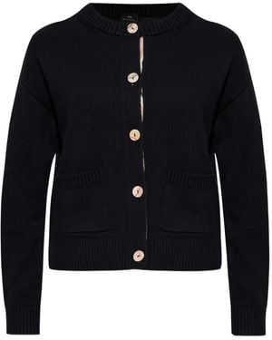 Paul Smith Buttoned Pocket Cardigan - Blue