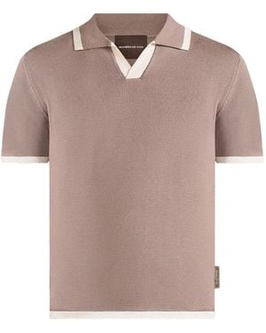 Manière De Voir Lambert Contrast-Detail T-Shirt - Grey