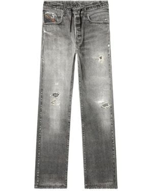 DIESEL Relaxed Regular Waist 2080 D-Reel Joggjeans - Grey