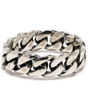 Emanuele Bicocchi Chain-Link Ring - White