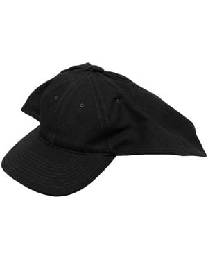 Raf Simons Ear Flap Baseball Cap - Black