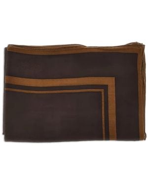 Saint Laurent Bufanda Cassandre - Marrón