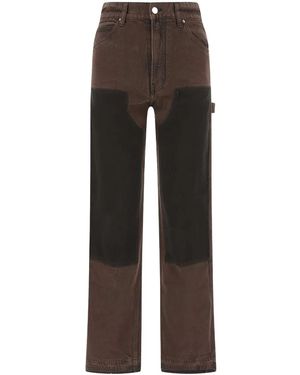Amiri Carpenter Straight-Leg-Jeans - Braun
