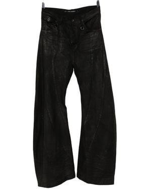 Julius Pantaloni Con Piega - Nero