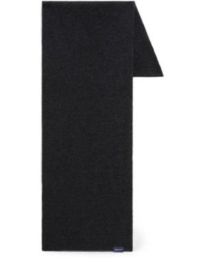Woolrich Ribbed-Knit Beanie Hat And Scarf Set - Black