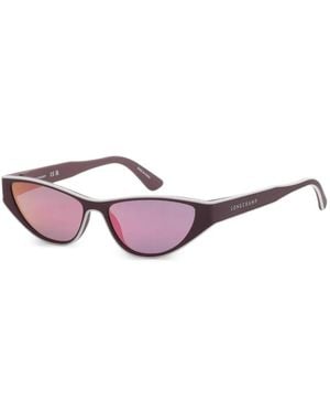 Longchamp Matte-Finish Cat-Eye Sunglasses - Pink