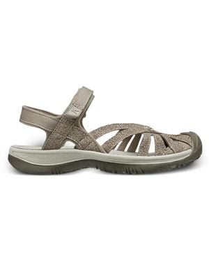 Keen Cut-Out Touch-Strap Sandals - White