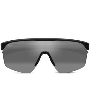 Maui Jim Eckige Sonnenbrille - Grau