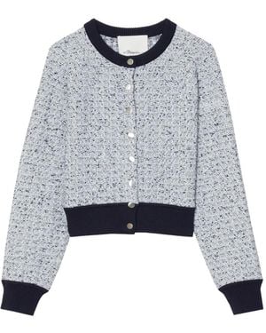 3.1 Phillip Lim Round-Neck Button Cardigan - Blue