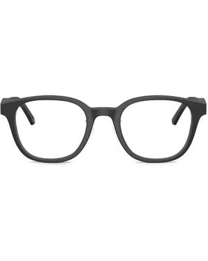 Emporio Armani Matte Effect Frame Glasses - Black