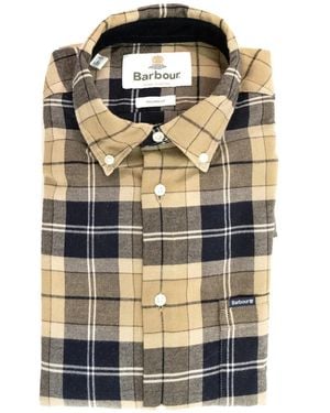 Barbour Check Button-Down Shirt - Yellow