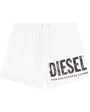 DIESEL Mario-34-D-Core Swim Shorts - White