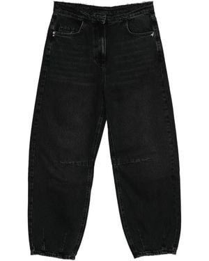 Patrizia Pepe Jeans Met Franje Taille - Zwart