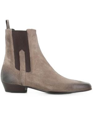 Pantanetti Bottines Chelsea À Effet Bruni - Brown