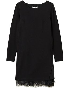 Twinset Abito Corto Con Dettagli - Nero
