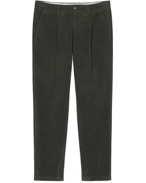 Marc O' Polo Pleated Corduroy Trousers - Grey