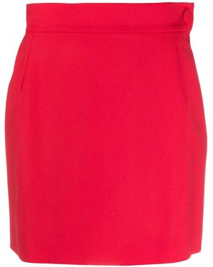The Attico Minigonna A Vita Alta - Rosso