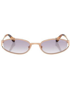Miu Miu Geometric-Frame Sunglasses - Pink